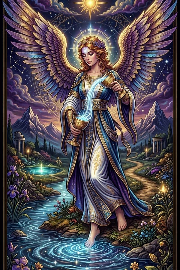 Temperance tarot card