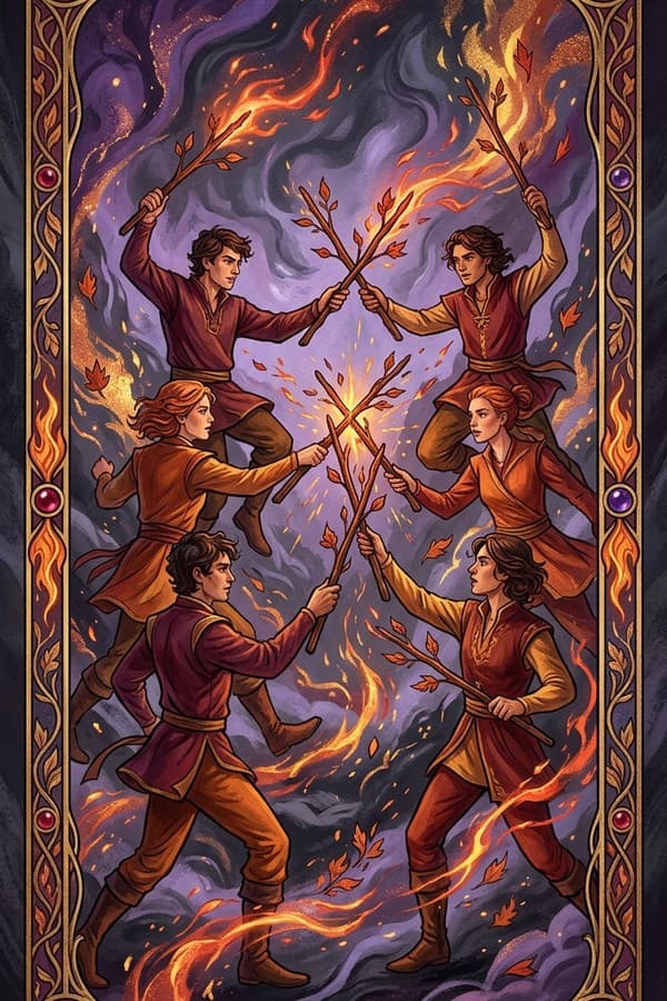 Five of Wands