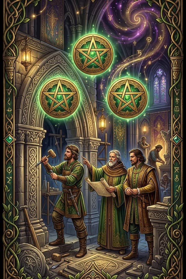 Three of Pentacles